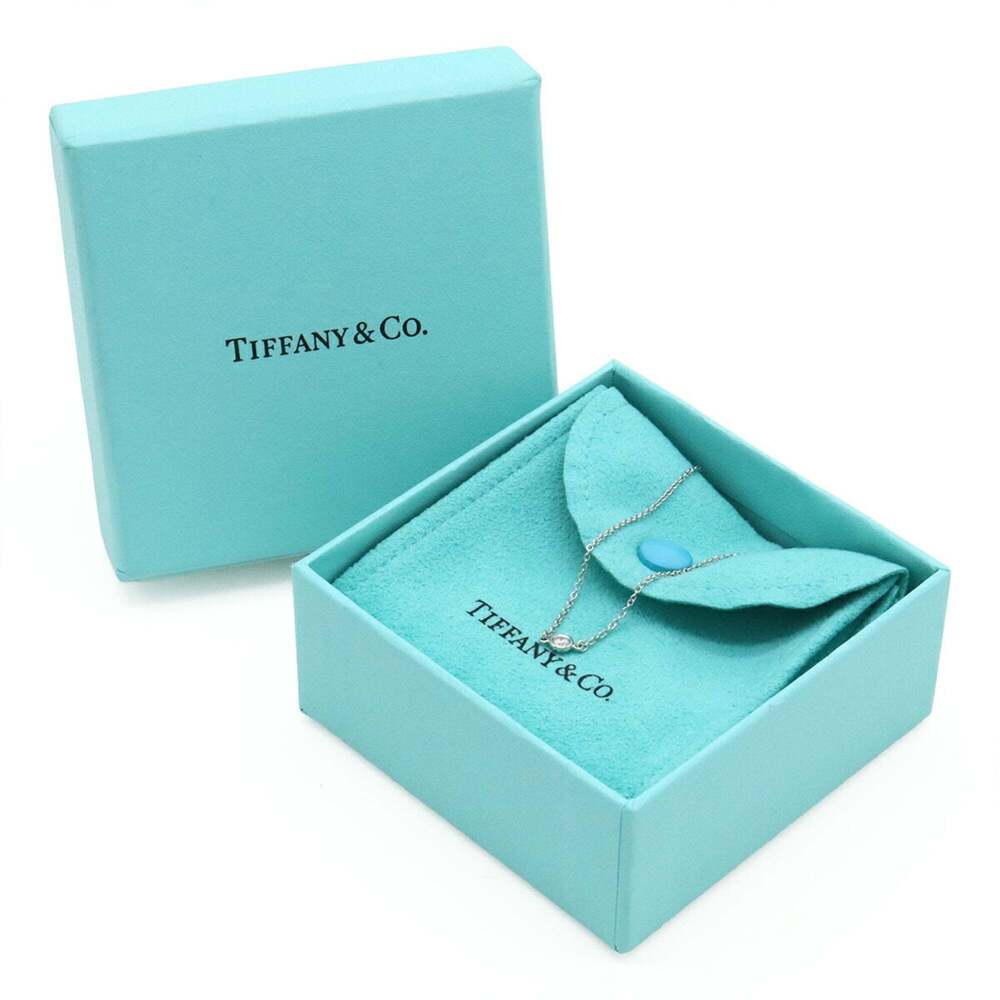 TIFFANY Authentic Silver Diamond Charm Bracelet - Picture 6 of 6